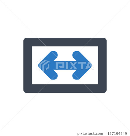 Horizontal Arrows Icon Horizontal Arrows Icon 127194349