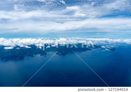 Aerial view of Nuku Hiva in the Marquesas Islands, French Polynesia Aerial view of Nuku Hiva in the Marquesas Islands, French Polynesia 127194919