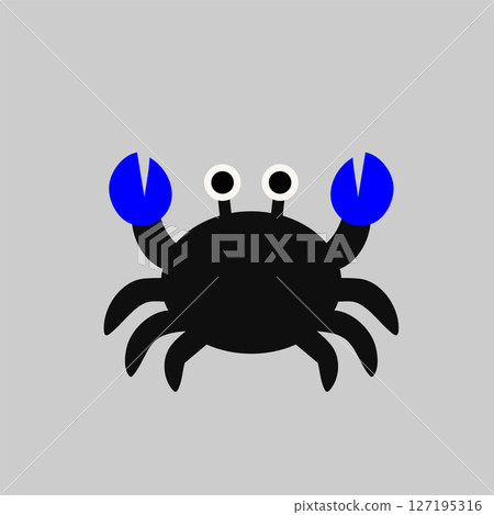 可愛的螃蟹頭型,大大的眼睛,簡單的設計,適合兒童的日式服飾。 可愛的螃蟹頭型,大大的眼睛,簡單的設計,適合兒童的日式服飾。 127195316