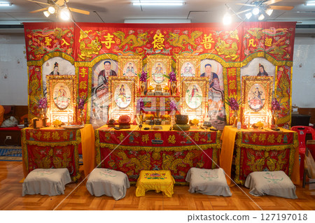 Chinese funeral ceremony backdrop tradition 127197018