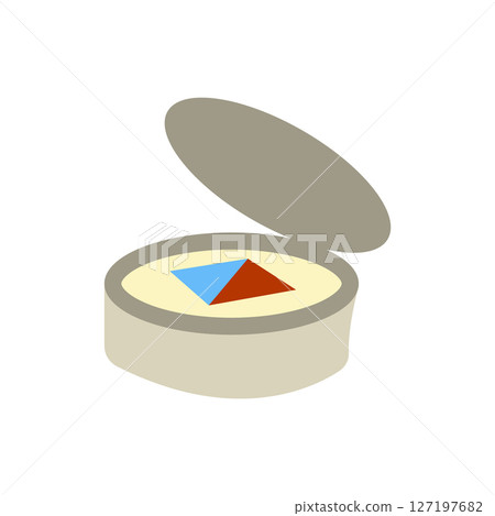 Cartoon Compass Navigation Icon Cartoon Compass Navigation Icon 127197682