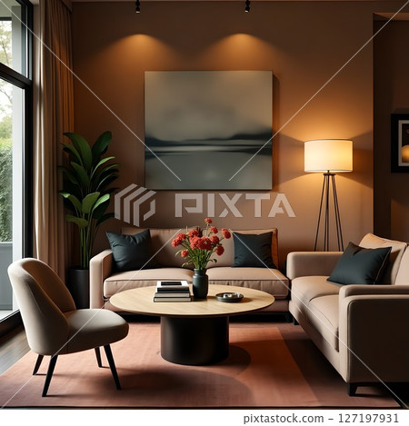 Stylish meeting room/lounge 127197931