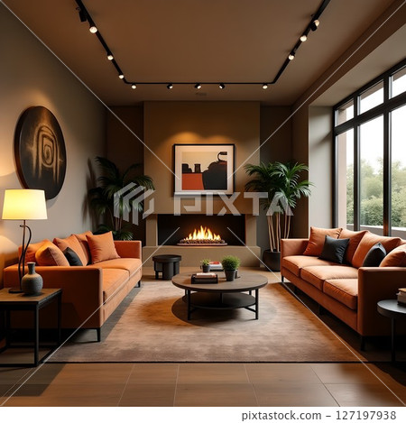 Stylish meeting room/lounge 127197938