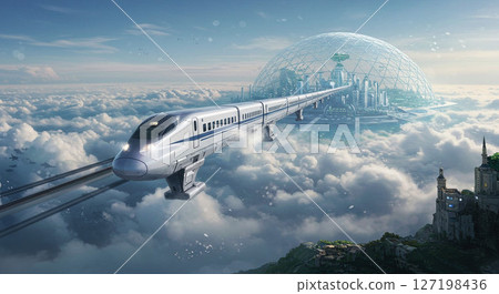 Skyline Shinkansen to Atlantis 127198436