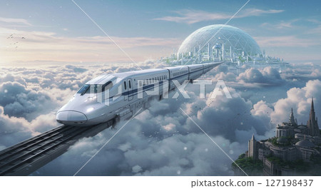 Skyline Shinkansen to Atlantis 127198437