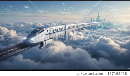 Skyline Shinkansen to Atlantis 127198438