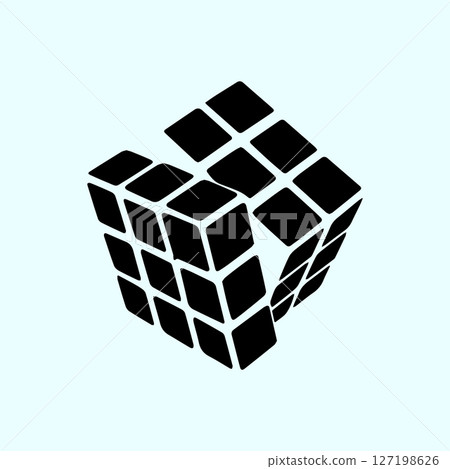 rubik's toy icon 127198626