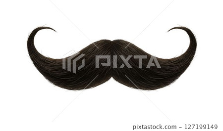 black hair wig over the mannequin head 127199149