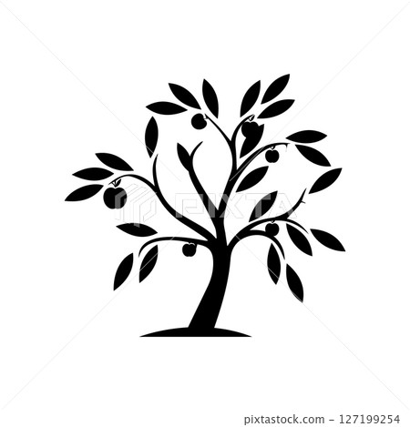 apple tree icon vectors illustration apple tree icon vectors illustration 127199254