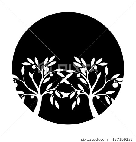 apple tree icon vectors illustration apple tree icon vectors illustration 127199255