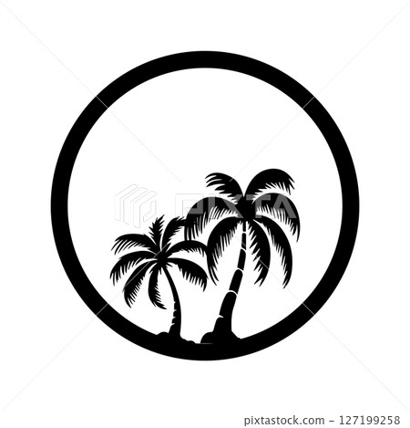 palm tree icon vectors illustration palm tree icon vectors illustration 127199258