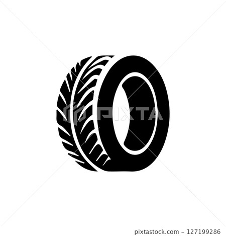 simple design car tire icon 127199286