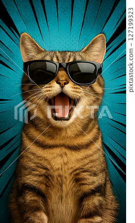 Cat meme sunglasses cat-meme916_109 127199323