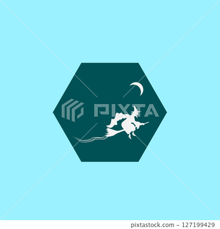 simple witch icon, vectors illustration simple witch icon, vectors illustration 127199429