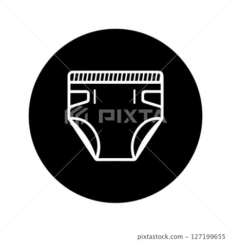baby diaper icon vectors illustration symbol design 127199655
