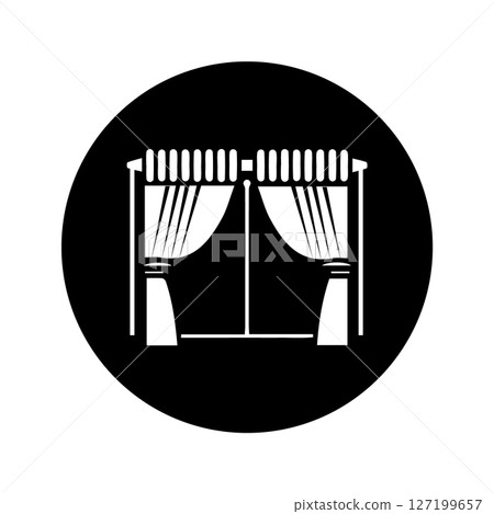 curtain icon vectors illustration symbol design 127199657