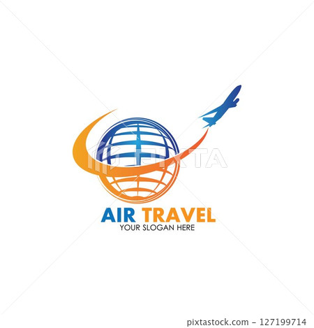 Air Travel logo vector icon design template-vector Air Travel logo vector icon design template-vector 127199714