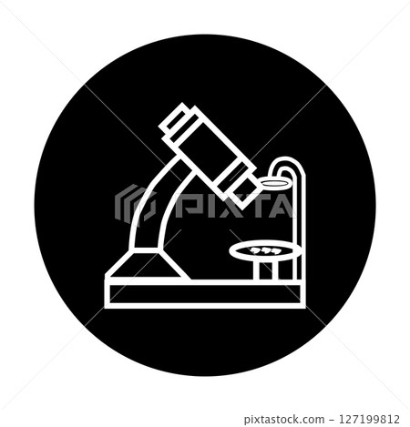 microscope icon vector illustration symbol design 127199812