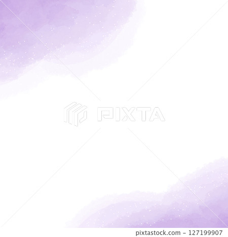 Smudged watercolor background material, purple frame Smudged watercolor background material, purple frame 127199907