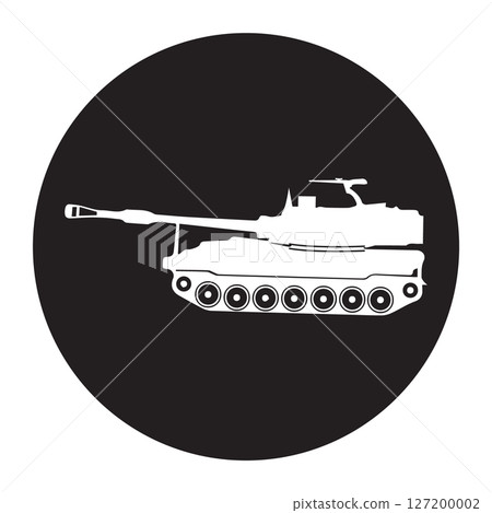 armored tank vector illustration symbol design armored tank vector illustration symbol design 127200002