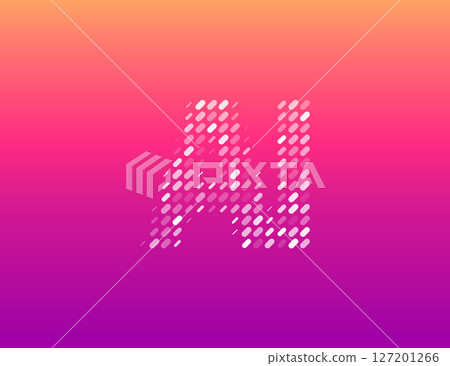 Futuristic AI logo with digital chip, neural brain, chat dots and energy matrix. Smart assistant symbol for tech, science, medicine, music, startup or automation brand. Vector illustration Futuristic AI logo with digital chip, neural brain, chat dots and energy matrix. Smart assistant symbol for tech, science, medicine, music, startup or automation brand. Vector illustration 127201266