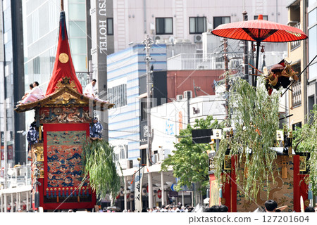 只園祭：山馱遊行：橋弁慶山、北觀音山 127201604
