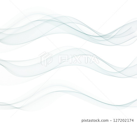 Abstract vector background, transparent waved lines for brochure, website, flyer design. Color smoke wave. Abstract vector background, transparent waved lines for brochure, website, flyer design. Color smoke wave. 127202174