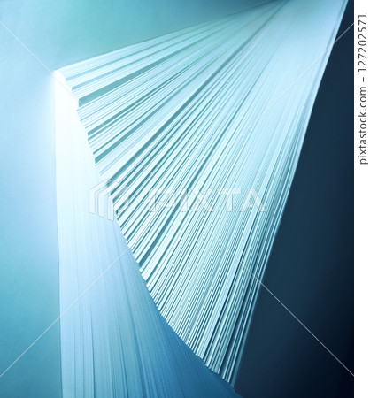 Abstract background from white sheets of paper 127202571