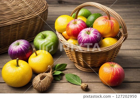籃子裡的水果 籃子裡的水果 127202950