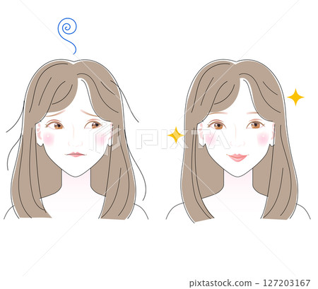 Straightened hair Straightened hair 127203167