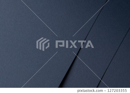 Dark blue matte paper texture with an elegant, minimalistic finish. Simple geometric lines and sleek 127203355