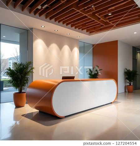 Stylish company reception 127204554