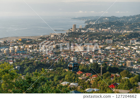 Evening View of Batumi from the Cable Car Evening View of Batumi from the Cable Car 127204662