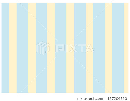 Simple striped background material: light blue and yellow 127204710