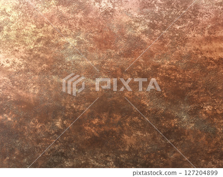 Rusty copper plate background material 127204899