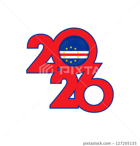2026 banner with Cape Verde flag inside. 2026 banner with Cape Verde flag inside. 127205135