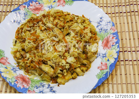 Rice porridge with meat Rice porridge with meat 127205353