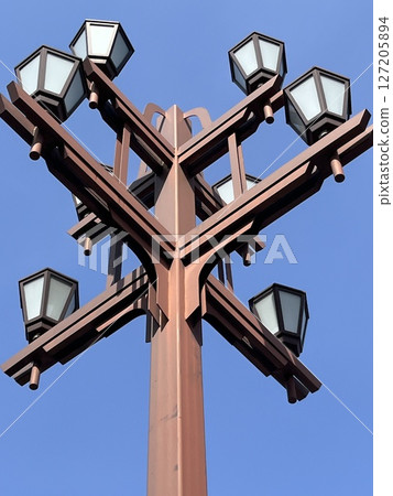 Retro street lamp 127205894