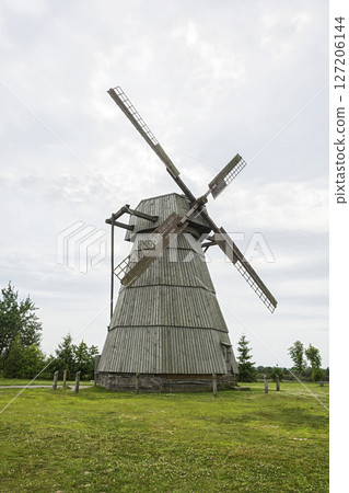 Windmill for grinding grain into flour Windmill for grinding grain into flour 127206144