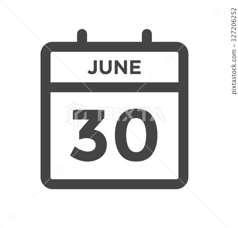 June 30 Calendar Day or Calender Date for Deadlines or Appointment 127206252