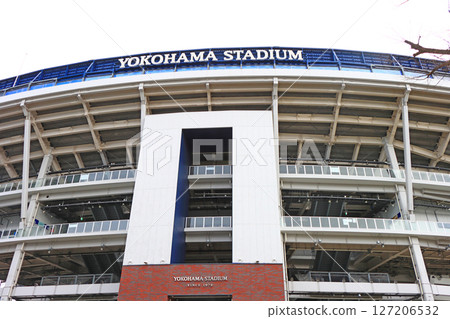 Scenery of Yokohama Stadium, Yokohama City, Kanagawa Prefecture 127206532