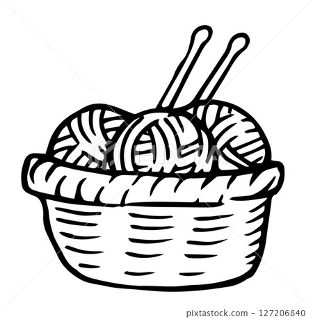 knit, knitting, vector 127206840
