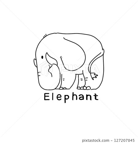 Dense Animals Elephant Black Dense Animals Elephant Black 127207845