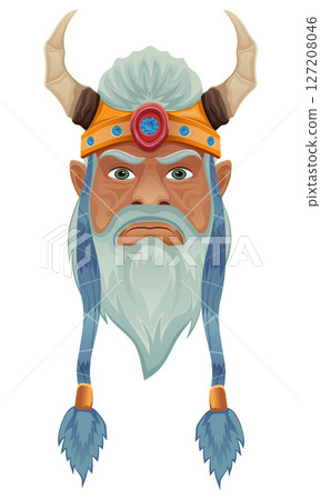 ancient fantasy magic shaman healer man character cartoon vector illustration ancient fantasy magic shaman healer man character cartoon vector illustration 127208046