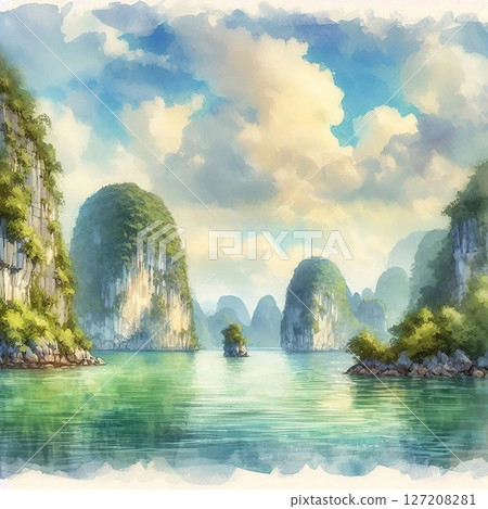 Halong Bay, home of the dragons Halong Bay, home of the dragons 127208281