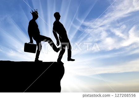 Concept of selfishness and betrayal in business 127208556