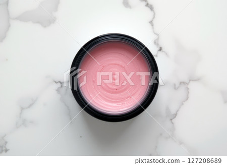 Pink Lip Balm in a Black Jar. 127208689