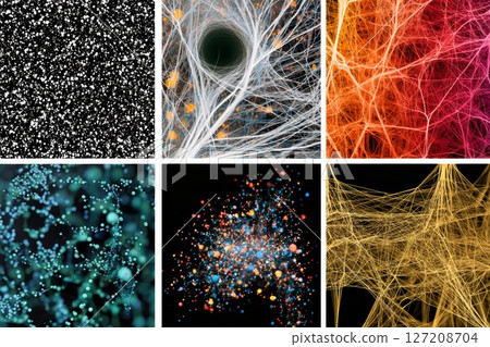 Abstract Visualization of Neural Networks and Data Structure Art Designs. 127208704