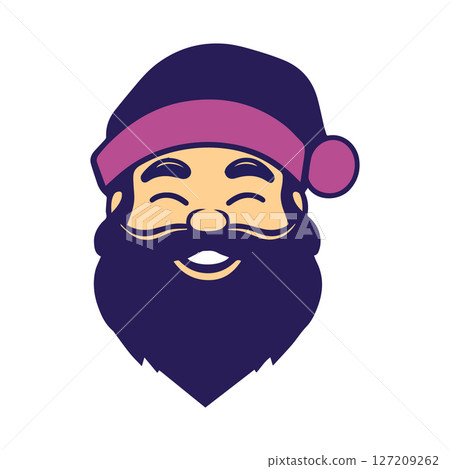 Smiling Santa Claus Illustration 127209262