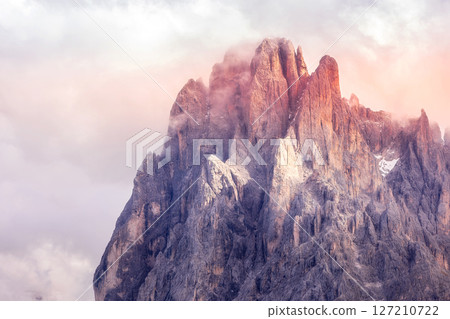 Sasso Lungo mount, Alpe di Siusi, Dolomites, Italy 127210722
